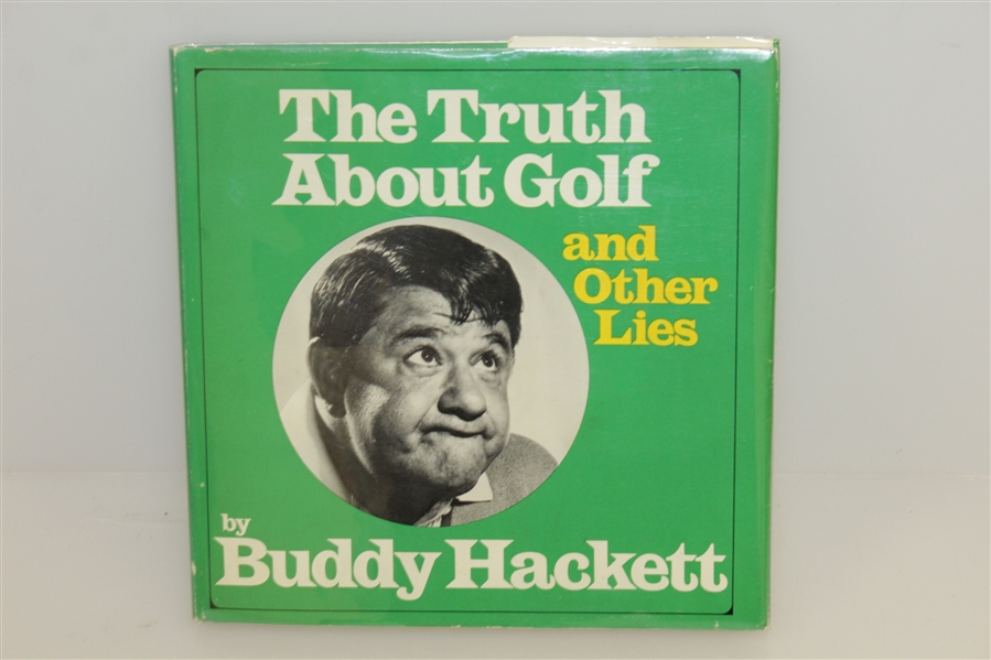 Buddy Hackett & Two Blind Golfers Lazaro & Charley Boswell Signed Golf Books JSA ALOA