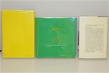 Buddy Hackett & Two Blind Golfers Lazaro & Charley Boswell Signed Golf Books JSA ALOA