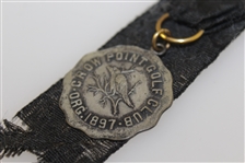 1921 Crow Point Golf Club Best Net Four Ball Foursome Medal with Ribbon