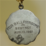 1921 Crow Point Golf Club Best Net Four Ball Foursome Medal with Ribbon