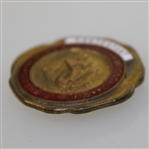 1915 Women's US Amateur Championship Contestant Badge - Florence Vanderbeck Winner