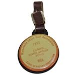 1952 WGA Minnesota State Golf Association Caddie Scholarship Fund Button - Evans Scholars