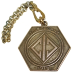 1915 Indianapolis Country Club Mayer Cup Trophy Winners  10 K Medal Won by Sam Garber