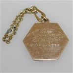 1915 Indianapolis Country Club Mayer Cup Trophy Winners  10 K Medal Won by Sam Garber