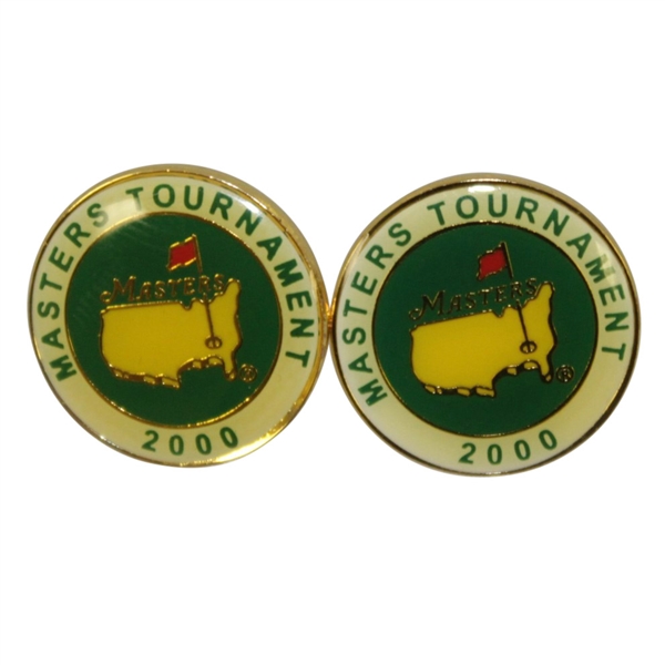Two 2000 Masters Tournament Ball Markers