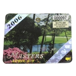 2006 Masters Tournament Series Badge #Q00097 - Phils 2nd Green Jacket