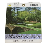 2008 Masters Tournament Series Badge #Q03556 - Trevor Immelman Wins Green Jacket!