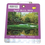 2014 Masters Tournament Series Badge #R09153 - Bubba Watson Second Green Jacket
