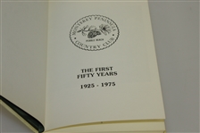 'The First Fifty Years 1925-1975' Monterray Peninsula Country Club History 1st Ed. Book