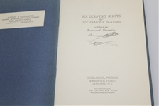 1927 'Six Golfing Shots by Six Famous Golfers' 1st Edition by Bernard Darwin