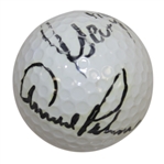 Arnold Palmer, Gary Player, & ChiChi Rodriguez Multi-Signed Golf Ball JSA ALOA