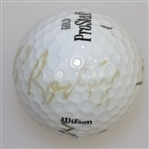 Arnold Palmer, Gary Player, & ChiChi Rodriguez Multi-Signed Golf Ball JSA ALOA