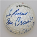 Jack Nicklaus, Ben Crenshaw, & Johnny Miller Multi-Signed Golf Ball JSA ALOA