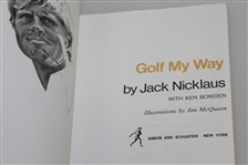 Jack Nicklaus Signed 'Golf My Way Book' with Ken Bowden JSA ALOA