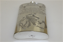 Augusta National Golf Club English Pewter Golf Flask - Excellent Condition