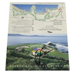 Jack Nicklaus Signed 100th US Open at Pebble Beach Scorecard JSA ALOA