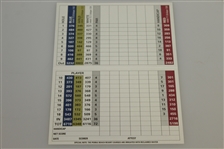 Jack Nicklaus Signed 100th US Open at Pebble Beach Scorecard JSA ALOA