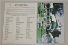 1997 Masters Items - Mon-Wed Tickets, Series Badge, Yard Book, Spec Guide, Journal, & other