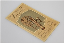 1926 Golf Supplier Wanamaker Price List Catalog/Booklet