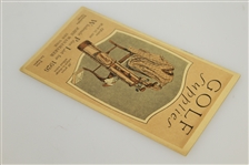 1926 Golf Supplier Wanamaker Price List Catalog/Booklet