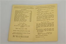 1926 Golf Supplier Wanamaker Price List Catalog/Booklet