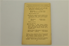 1926 Golf Supplier Wanamaker Price List Catalog/Booklet