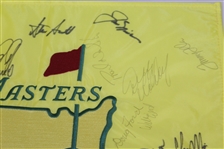 1997 Masters Flag (Seldom Seen, 1 Year Style) Signed by Players From That Year's Field JSA FULL #Z47550