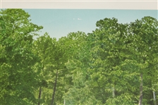 Ray Floyd Signed Ltd Ed 'The 11th at Augusta' Helen Rundell #4/500 Print JSA ALOA