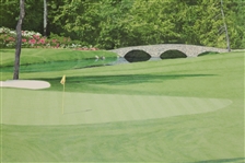 Ray Floyd Signed Ltd Ed 'The 11th at Augusta' Helen Rundell #4/500 Print JSA ALOA