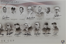 Ray Floyd's USA Ryder Cup 'America's Captains' Signed Giclee Gifted By PGA - Framed JSA ALOA