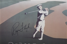 Ray Floyd's Personal Signed 1986 US Open at Shinnecock Hills Byron Huff Ltd Ed Poster - Framed JSA ALOA