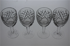1992 AT&T Pebble Beach Pro-Am Winners Crystal Glasses(4) from Team Champion Robert Floyd