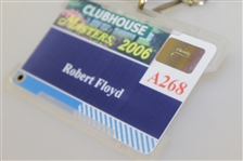 2006 Masters Tournament Clubhouse Badge #A268 Issued to Robert Floyd