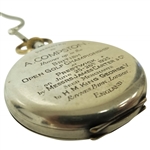 Archie Compston 1925 British Open Championship Runner-Up Gifted Silver Pocket Watch