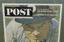 Bob Hope Signed November 9, 1963 POST Cover - Framed JSA ALOA