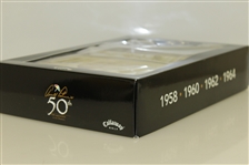 Arnold Palmer Signed 50th at The Masters Commemorative Box with Coin & Balls JSA #T67574