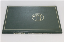 1985 Masters Tournament Annual Book - Bernhard Langer Winner