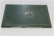 2001 Masters Tournament Annual Book - Tiger Woods Winner