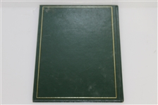 2001 Masters Tournament Annual Book - Tiger Woods Winner