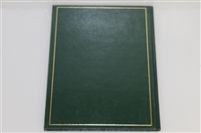 2002 Masters Tournament Annual Book - Tiger Woods Winner