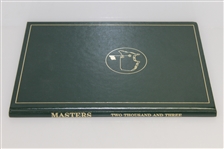 2003 Masters Tournament Annual Book - Mike Weir Winner