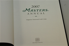 2007 Masters Tournament Annual Book - Zach Johnson Winner