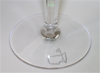 Augusta National Members Limited Pair of Emerald Cut Martini Glasses