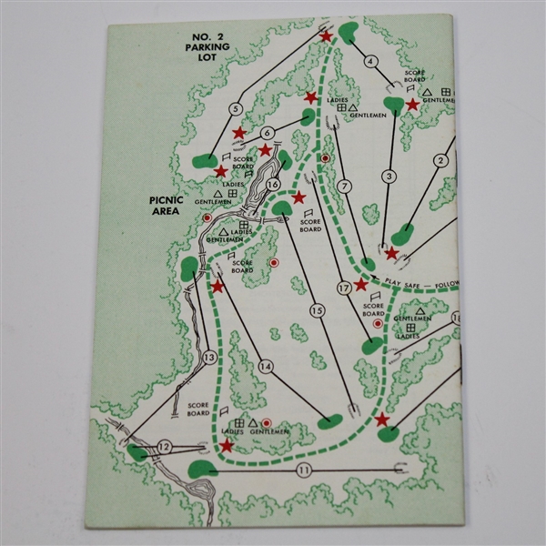 1962 Masters Spectator Guide - Arnold Palmer's 3rd of 4 Wins at Augusta-Superior Condition!