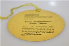 1935 Augusta National Inv. (Masters) First Round Ticket #631 with Original String - A Beauty