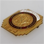 1934 US Open at Merion Contestant Badge - Olin Dutra Winner - Top Condition