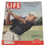 Ben Hogan Oversize Cover of LIFE Magazine - August 8, 1955 - Great Condition