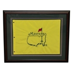 Masters Tournament Embroidered Undated Flag - Framed