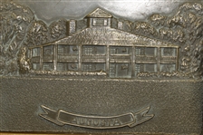 Augusta National Golf Club Clubhouse Resin Cast Bronze by Artist Bill Waugh