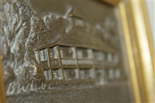 Augusta National Golf Club Clubhouse Resin Cast Bronze by Artist Bill Waugh